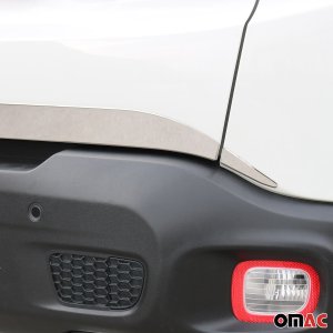 Jeep Renegade Tailgate Trim - Omac - Stainless Steel - Gloss Silver - '15 -'18